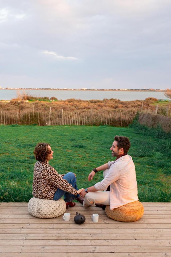 Le Mazet De L'Or - Climatisation Et Vue Sur L'Etang Apartment Pérols Cameră foto